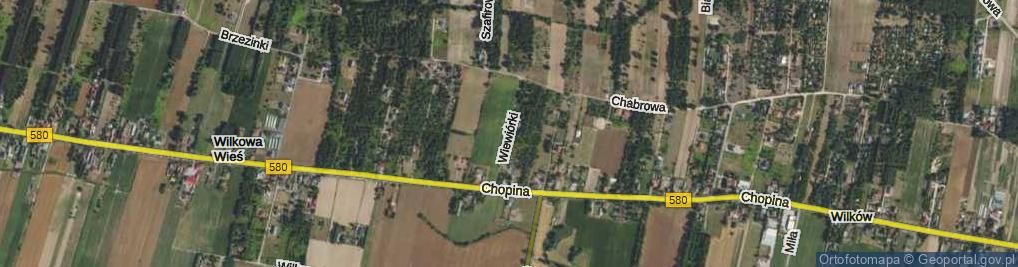 Zdjęcie satelitarne Wiewiórki ul.